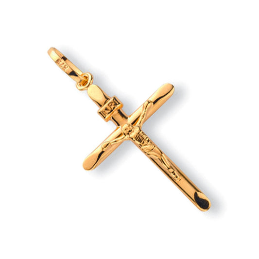 Yellow Gold Crucifix - 17.1mm