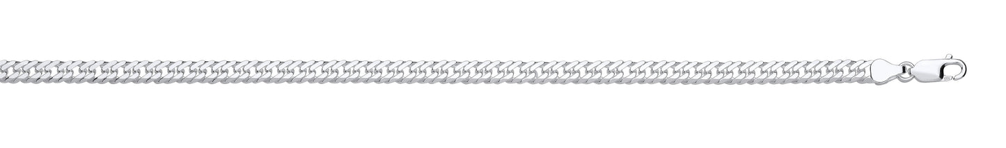 Silver Double Curb 5.5mm Chain