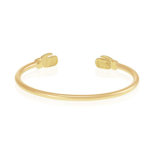 Yellow Gold Baby Boxing Glove Bangle