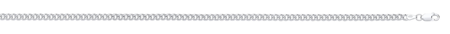 Silver 4.5mm Hollow Curb Chain