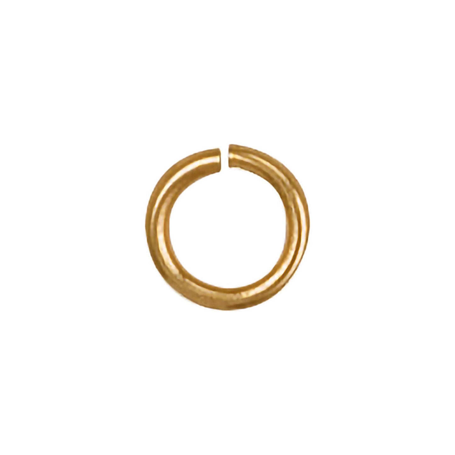Yellow Gold 4mm Jump Ring (Pack of 6)