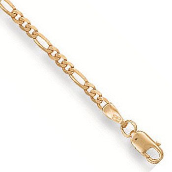 Yellow Gold Figaro Anklet - 5.4g