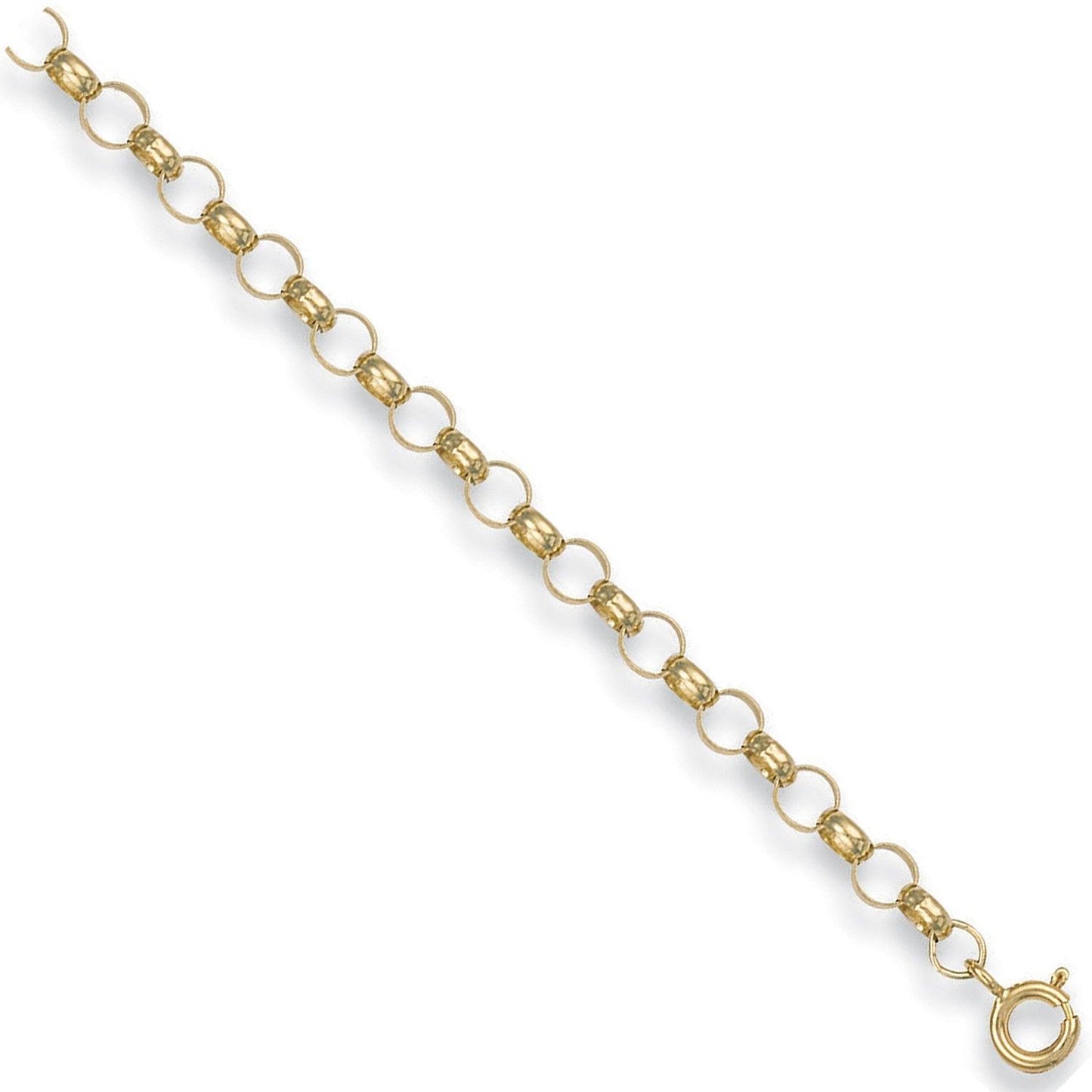 Yellow Gold 5.1mm Round Belcher Chain