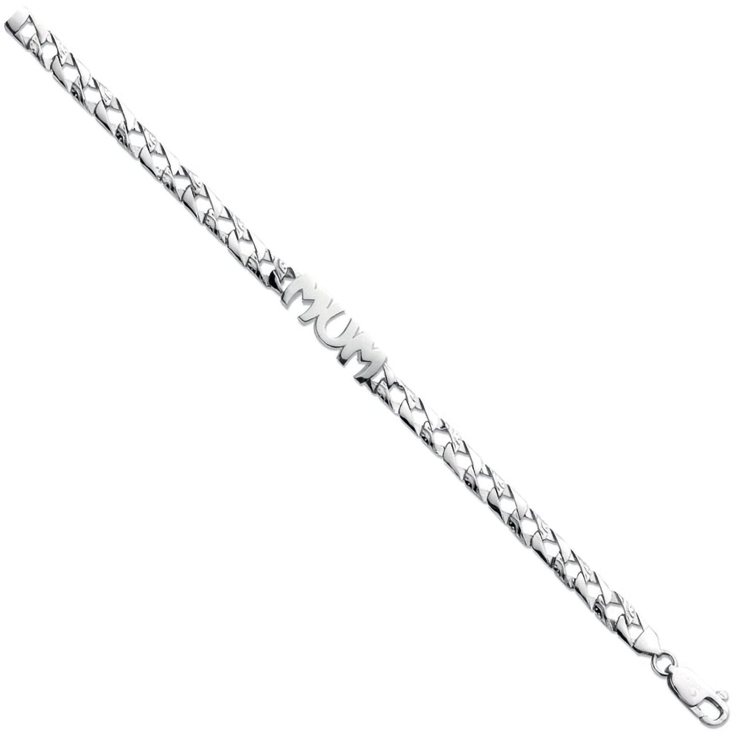 Silver Mum Bracelet - 8.6g