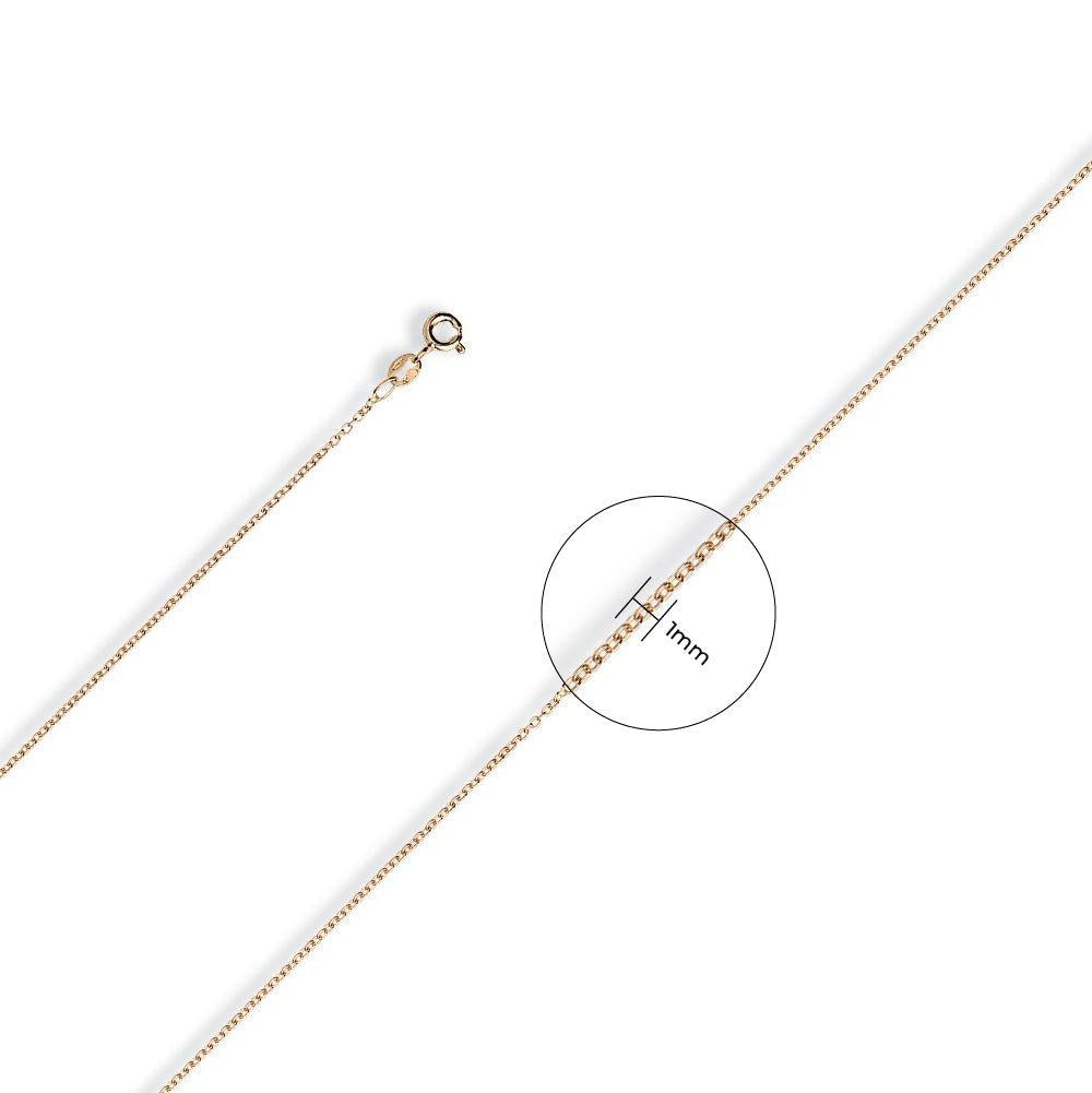 Yellow Gold 1.2mm Rolo Chain