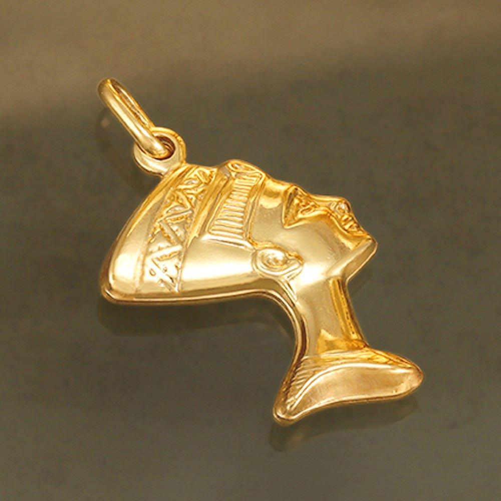 Yellow Gold Small Nefertiti Pendant