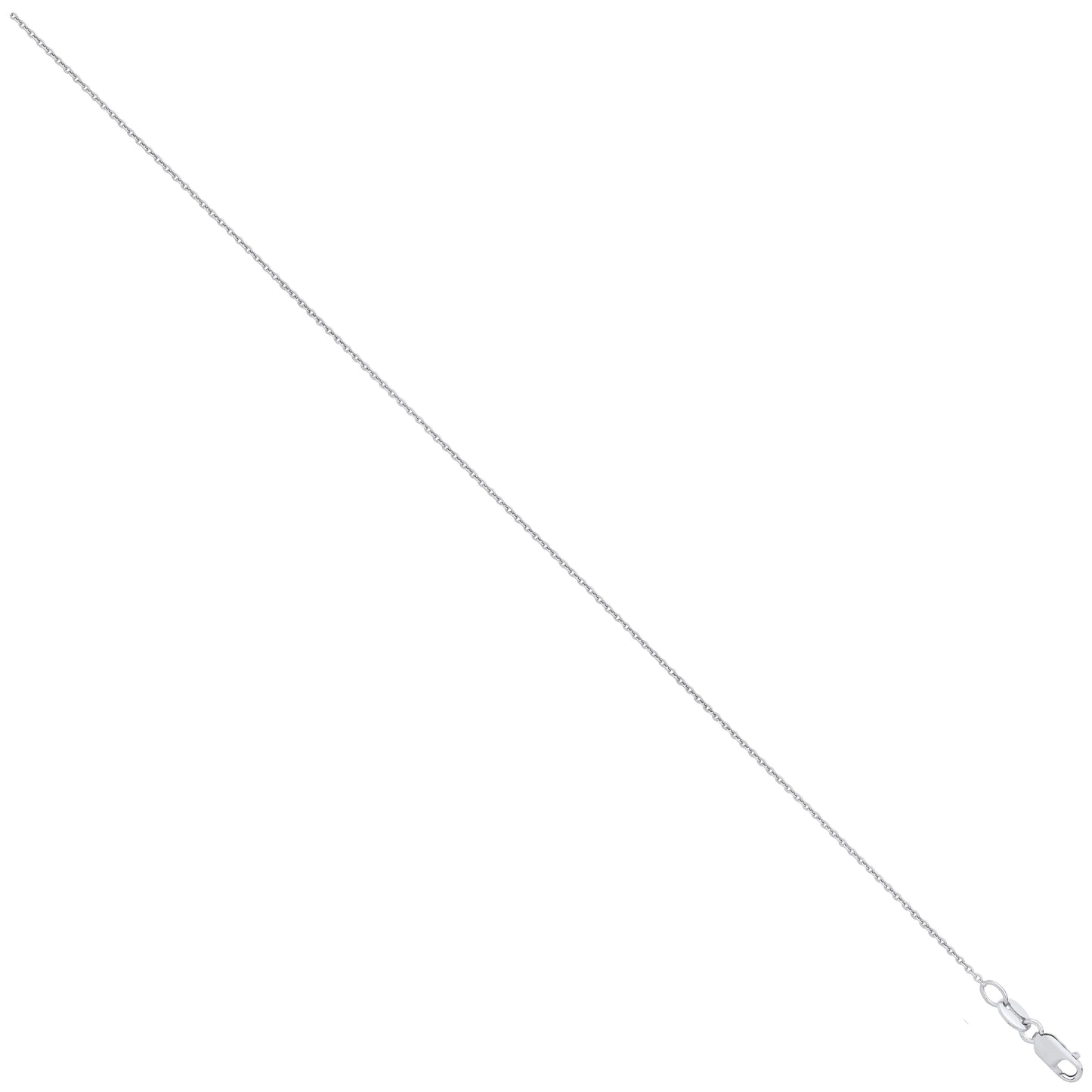 Platinum 1.0mm Rolo Chain
