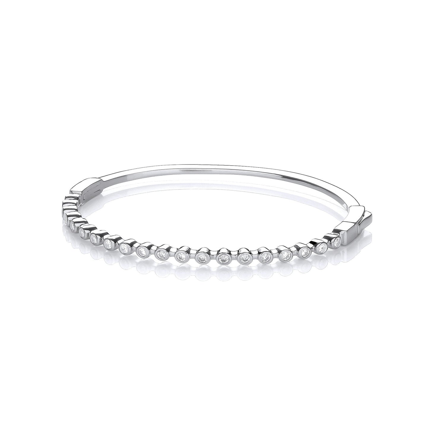 Rubover Cubic Zirconias Ladies J-Jaz Bangle