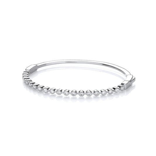 Rubover Cubic Zirconias Ladies J-Jaz Bangle