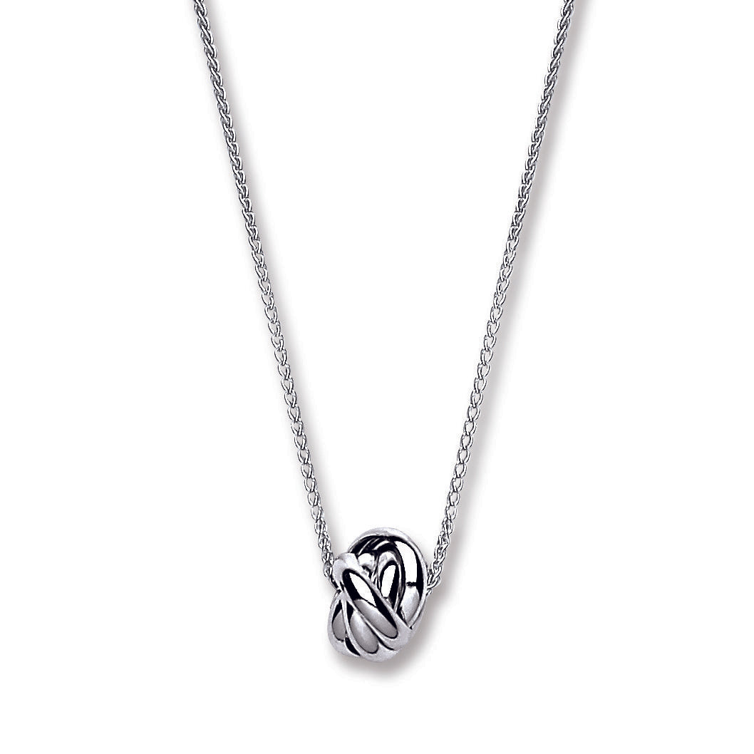 Silver Chain with Knot