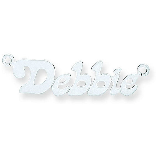 Silver Small Lazybones Nameplate with 16"/18"/20" Chain