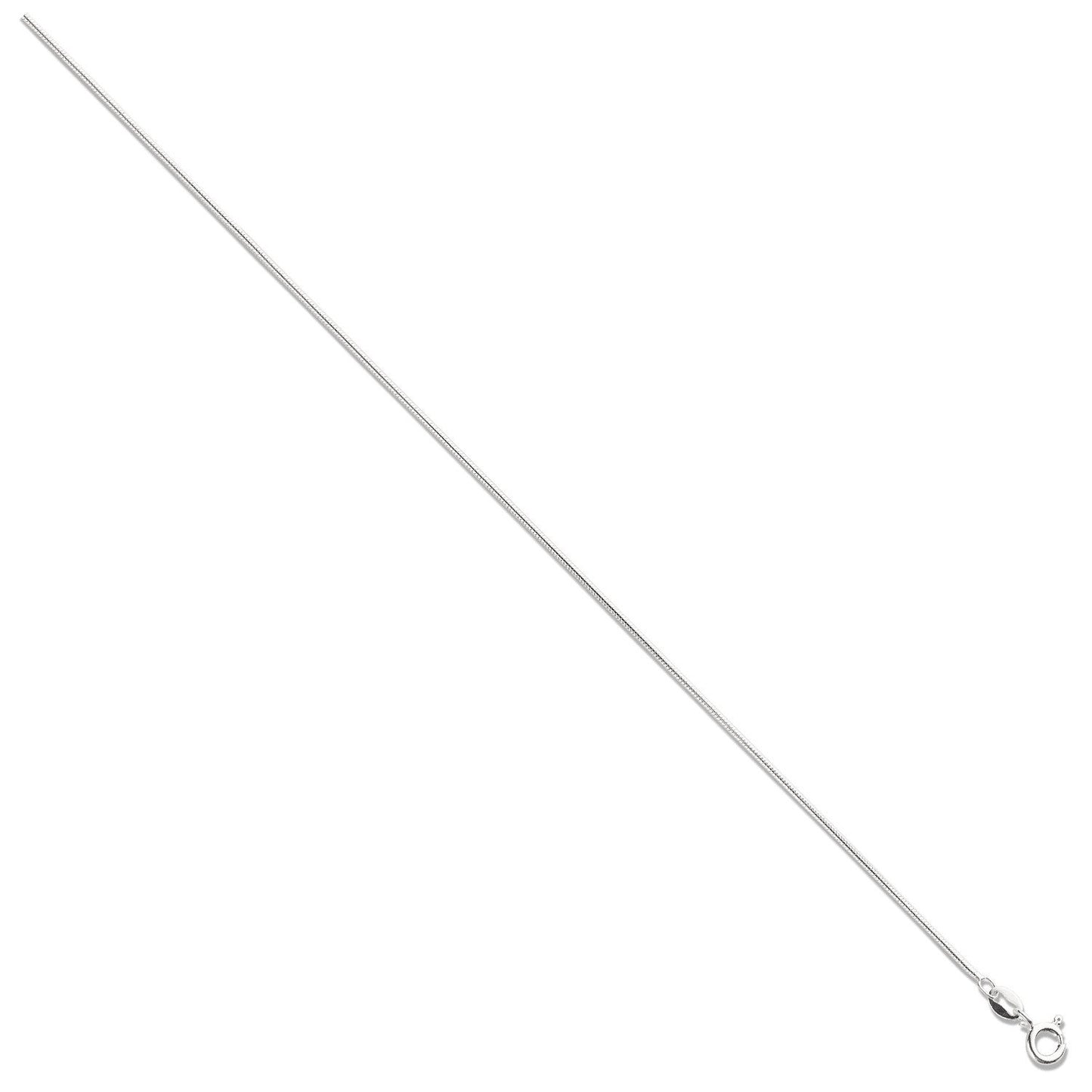 Silver 1.2mm Snake Chain