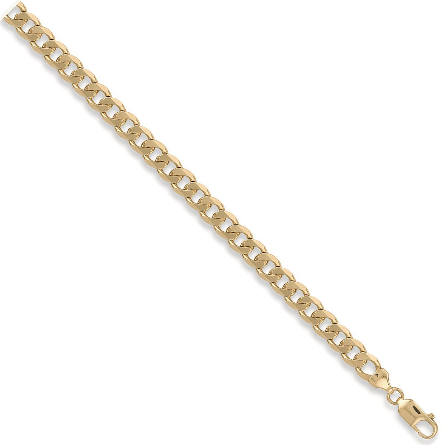 Yellow Gold 8mm Curb Chain