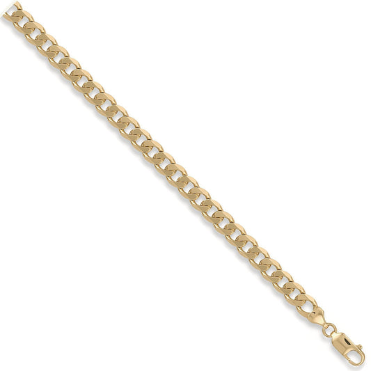 Yellow Gold 8mm Curb Chain