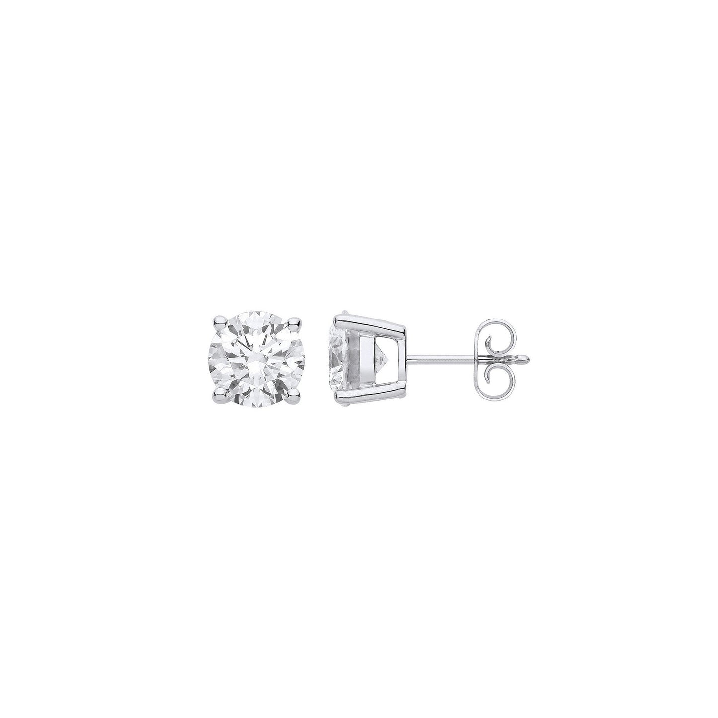 18ct 1.00ctw Lab Grown Diamond Earrings IGI Certified