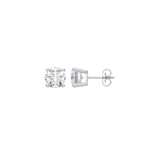 18ct 1.00ctw Lab Grown Diamond Earrings IGI Certified