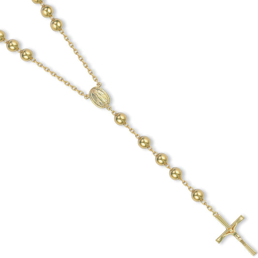 Yellow Gold Rosary Beads - 55.0g