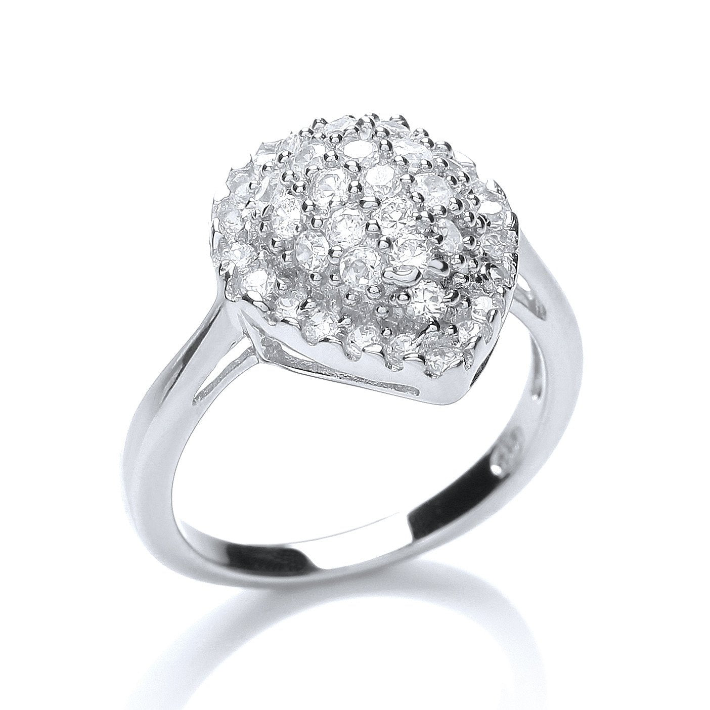 Fancy Pear Shape Cubic Zirconia Ring