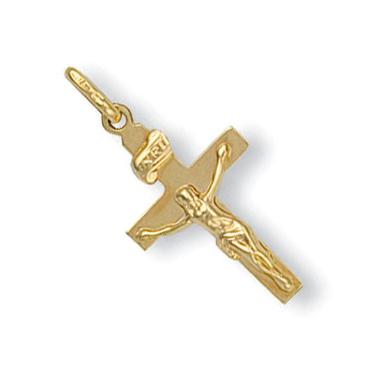Yellow Gold Crucifix - 13.2mm