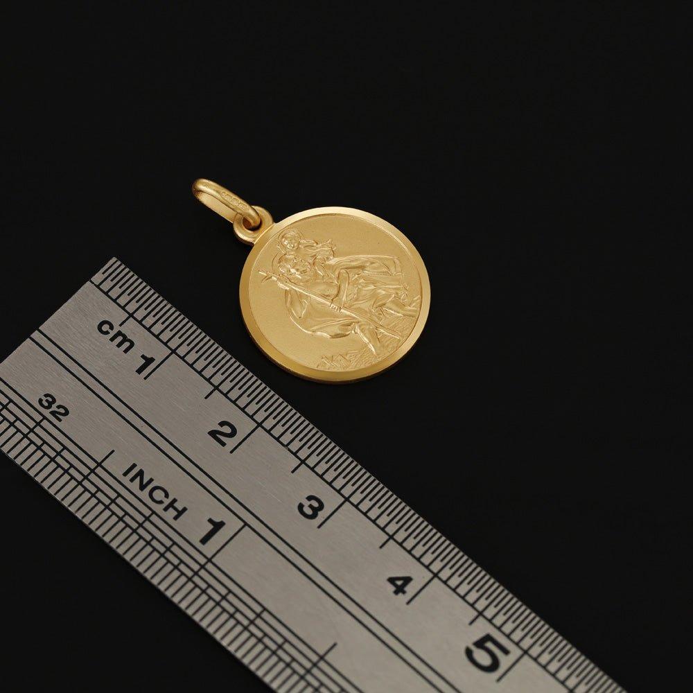 Yellow Gold St. Christopher Pendant - 2.5g