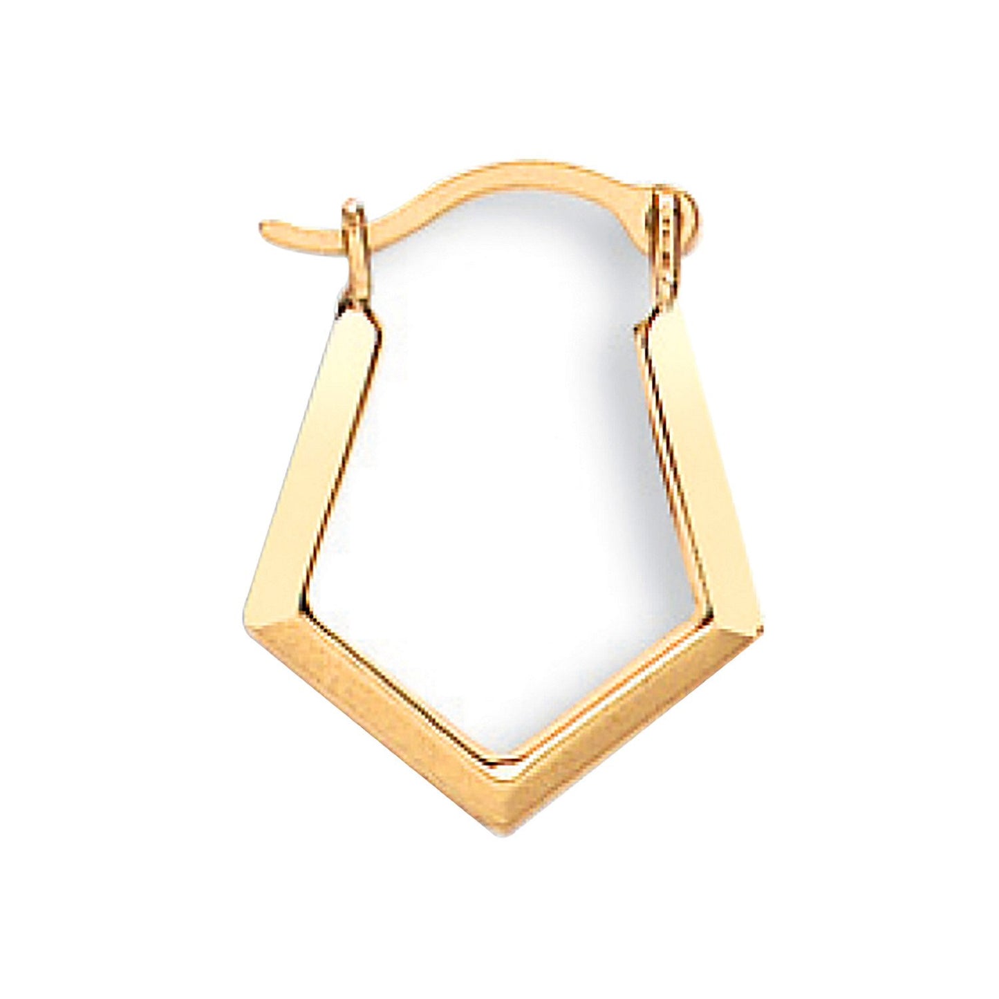 Yellow Gold Fancy Creoles (HNN-D087AF)