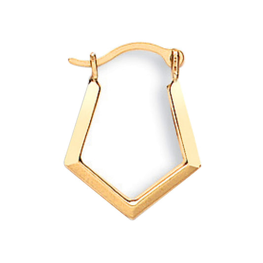 Yellow Gold Fancy Creoles (HNN-D087AF)